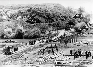 Hrubieszow: German military bridge on the Eastern Front, 1941