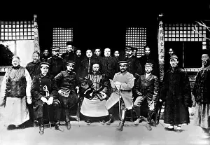 Kiautschou: German military with Tao-Tai
