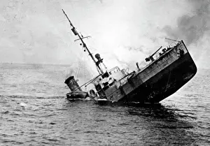 Sank: A German minesweeper, 1914-1918