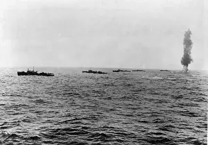 Exploded: German minesweeper in the First World War, 1918