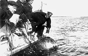 Cleaned: German minesweeper after First World War