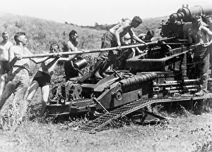 21cm: German mortar, 1942