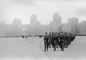 Dzerzhinsky: German mountain troops in Kharkov, 1941