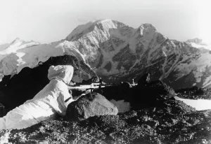 Heeresgruppe: German mountain troops on Mount Elbrus, 1942