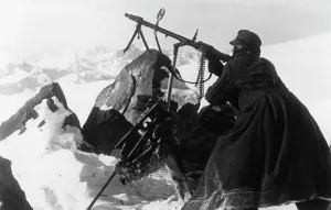 Tripod: German mountain troops on Mount Elbrus, 1942