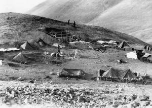 Heeresgruppe: German mountain troops on Mount Elbrus, 1942