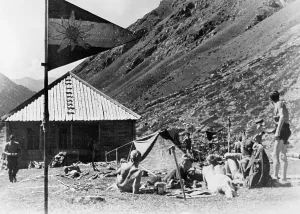 Heeresgruppe: German mountain troops on Mount Elbrus, 1942