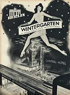 Wintergarten: GERMAN MUSIC HALL ADVERT