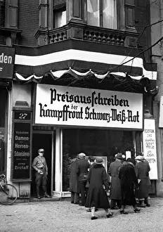 Advertises: German Nationalist contest, 1933