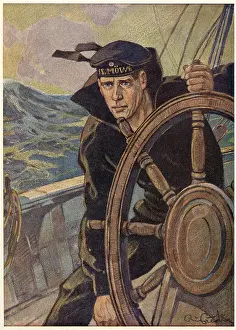 Helmsman: GERMAN NAVAL HELMSMAN