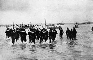 Manouevres: German navy on landing manouevres