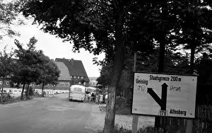 Altenberg: German nNational border to Czechoslovakia