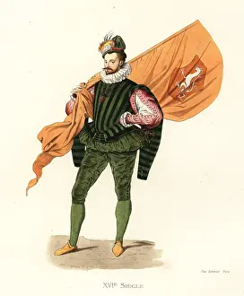 Georges Duplessis: German noble standard-bearer, 16th century