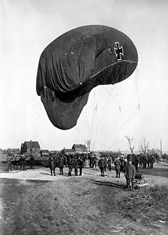 Inflated: German observation balloon
