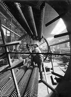 Schwedt: German oil refinery 1964