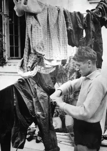 Torpedoes: German one-man torpedo drivers after deployment, 1944