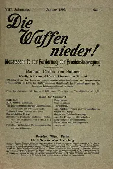 Suttner: German pacifist journal