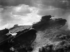 Traitor: A German Panzer I in a maneuver, 1936