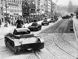 Wenceslas: German parade in Prague, 1939
