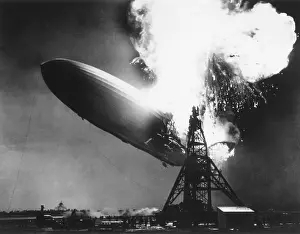 Lighter Than Air: The German passenger airship Hindenburg seconds