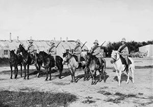 Uprisings: German patrol in Tientsin, 1909
