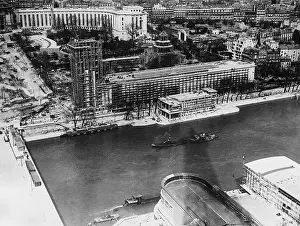 Meter: German pavilion under construction, 1937
