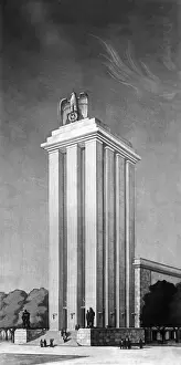 Expo: German Pavilion at the World Exposition in Paris, 1937