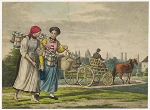 Pails: German Peasant Girls