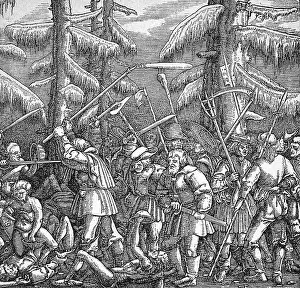 Flails: German Peasants War, 1524 - 1526, fighting peasants