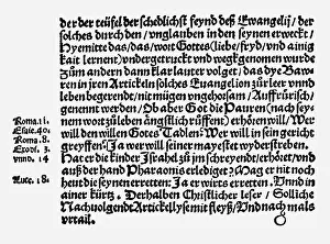 Preface: German Peasants War 1524 - 1526, Twelve Articles