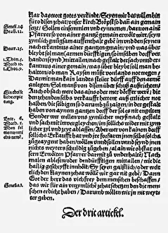 Preface: German Peasants War 1524 - 1526, Twelve Articles