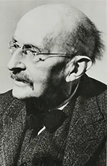 Planck: The German physicist Max Planck. About 1935. Photograph
