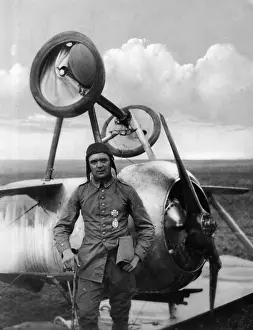 Promoted: German pilot in the First World War, 1917