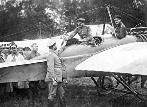 Filed: German pilots upon their return home, 1914