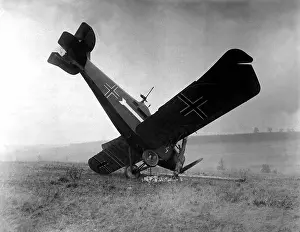 Bi Planes: German plane shot down in the Argonne by American