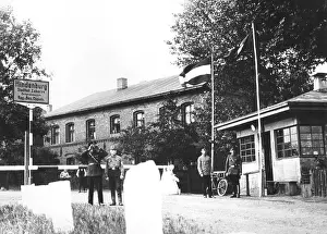 German-Polish border crossing in Hindenburg, around the