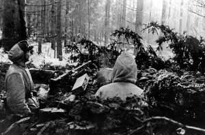 Courland: German position in Courland Bridgehead, 1945