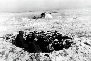 Portion: German position in a field on the eastern front, 1941