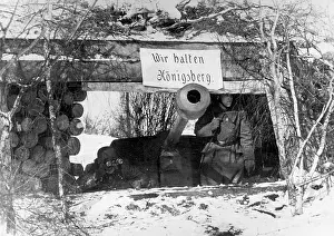 Enclosed: German position in front of Koenigsberg, 1945