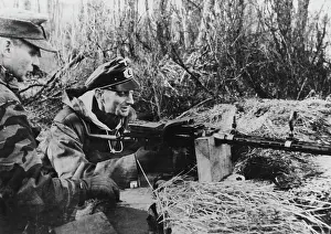 Oder: German position along the Oder, 1945
