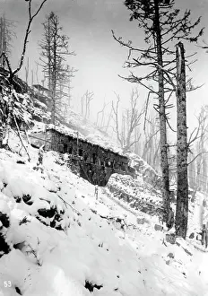 Armand: German position during the winter at the Western Front, 1916