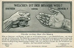 Understanding: German postcard, Which is the better way?