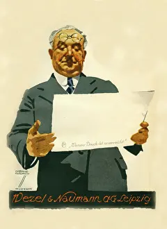 Naumann: A German poster advertisement for Dezel and Naumann