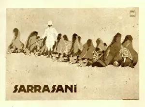 Sarrasani: A German poster advertising the German circus Sarrasani