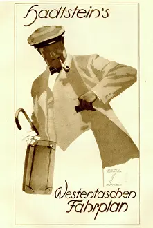 Organiser: German poster advertising the Hadtstein organiser