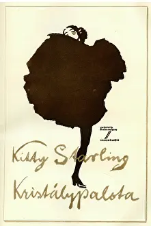 Starling: A German poster advertising Kitty Starling
