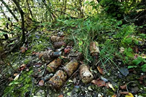Unexploded: German potato masher grenades