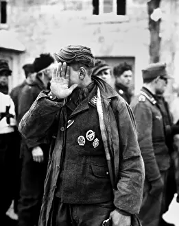 Declines: German prisoner captured during the Battle of