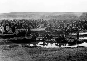 Kharkiv: German prisoner of war camp on the Eastern Front, May 1942