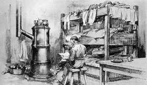 Bunks: German prisoner of war camp, a subaltern's sketches